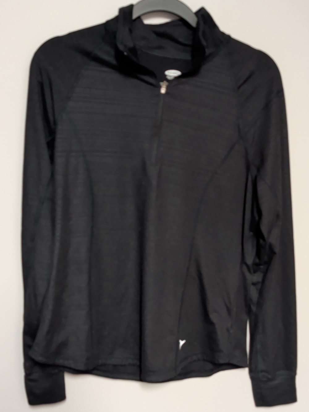 Old Navy Black Women's Half-Zip Lightweight Hoodie